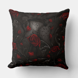 Rot und Schwarz Kissen