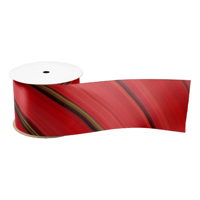 Rot und Schwarz Satinband (Spule)