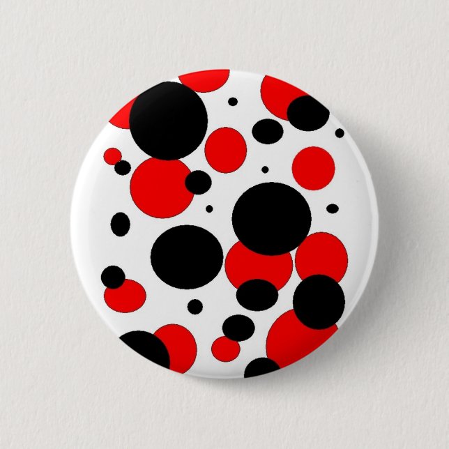 Rot und Schwarzes Button (Vorderseite)