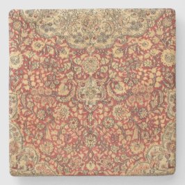 Rot und Tan-Tapestes vom israelischen Platz Unters Steinuntersetzer