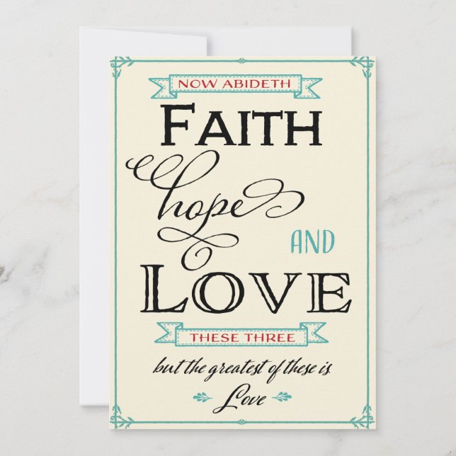 Rot und Türkis Rustikales Hochzeitsfest Einladung (Rückseite)