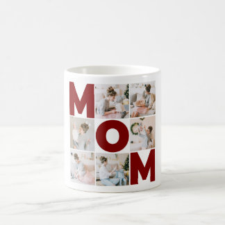 Rot und Weiß 6 Mama für FotoCollage Kaffeetasse