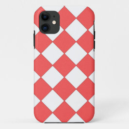 Rot und Weiß iPhone 11 Hülle