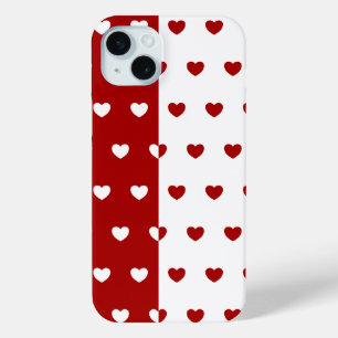 Rot und Weiß Case-Mate iPhone Hülle
