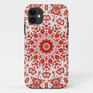 Rot und Weiß, ethnische Bandana Case-Mate iPhone Hülle