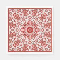 Rot und Weiß, ethnische Bandana