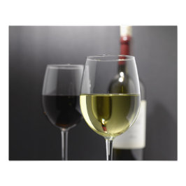 rot und weiß fotodruck