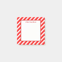 Rot und Weiß gestreifter, benutzerdefinierter Plat