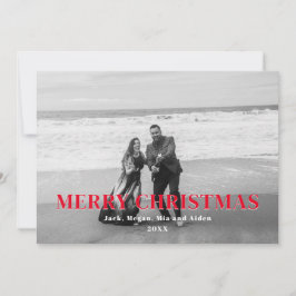 Rot und Weiß kariert frohe Weihnachten