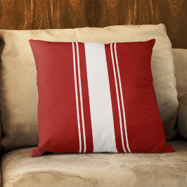 rot und weiß kissen