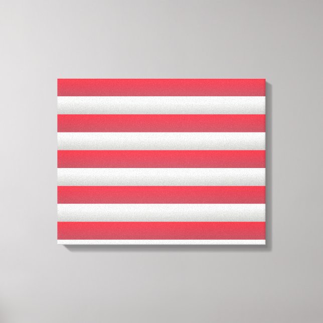 rot und weiß leinwanddruck (Vorderseite)