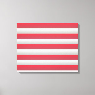 rot und weiß leinwanddruck