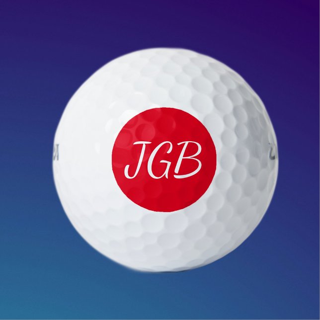 Rot und weiß oder Farbhintergrund auswählen Golfball (Von Creator hochgeladen)