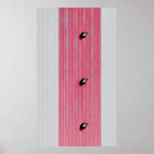 Rot und weiß poster