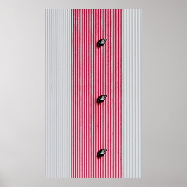 Rot und weiß poster (Vorne)
