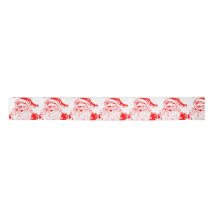 ROT UND WEISS SANTA WIDE Ribbon