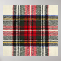 Rot und weiß Schottische Tartan kariert.