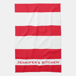 Rot und weiß Streifen Küchenhandtücher Handtuch
