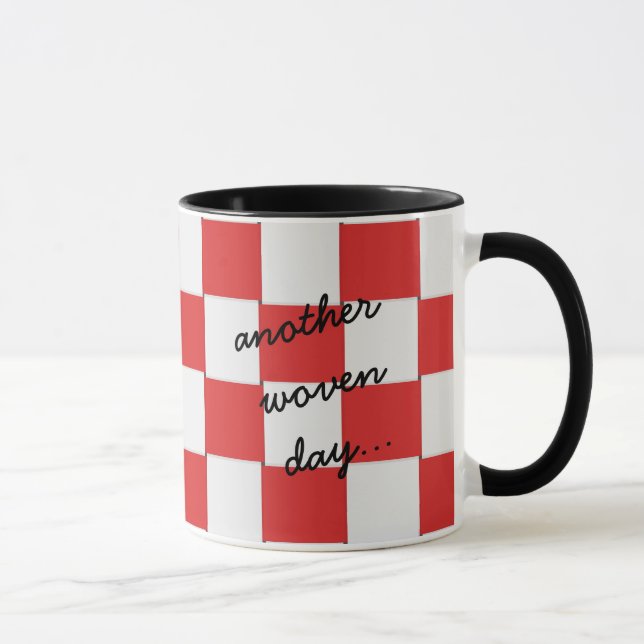 Rot und weiß tasse (Rechts)