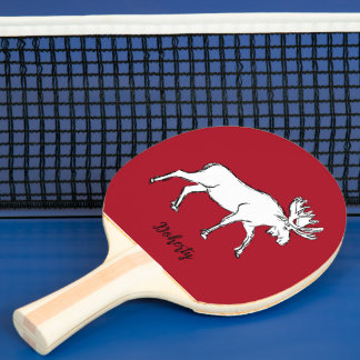 Rot und Weiß Tischtennis Schläger