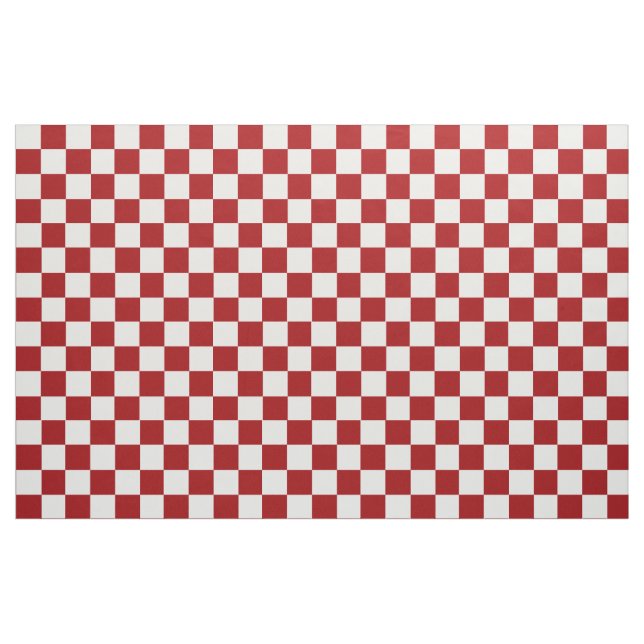 Rot und Weiß überprüftes Gewebe Stoff (Fat Quarter (45,7 x 55,9 cm))