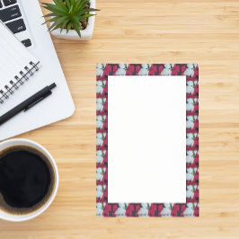 Rot und Weiß variierte Poinsettia Urlaub Post-it Klebezettel