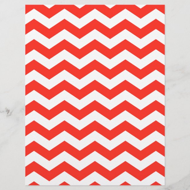 Rot und Weiß Zig Zag (Vorderseite)