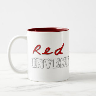 Rot versandet Logo-Tassen Zweifarbige Tasse