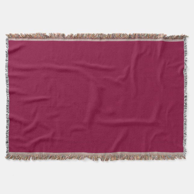 Rot-Violett-Katzenblanken Decke (Vorderseite)
