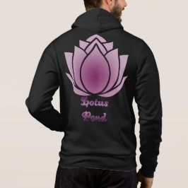 Rot-violett-Lotus Hoodie