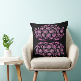 Rot-violett-Lotus Kissen