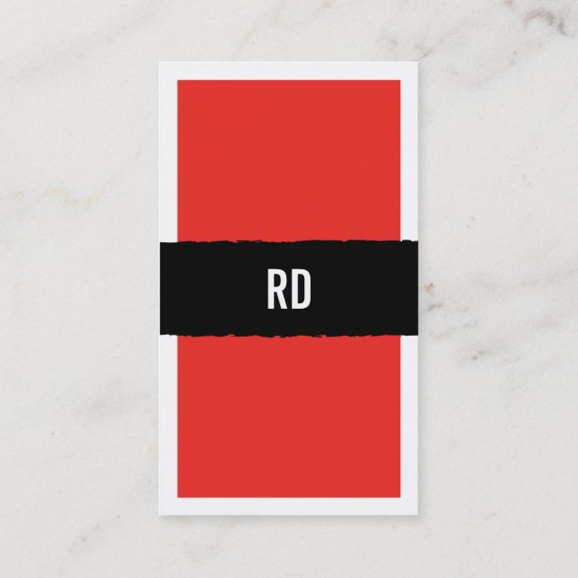 rot visitenkarte (Rückseite)