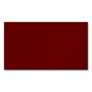 Rot (Vollfarbe) Magnetische Visitenkarte