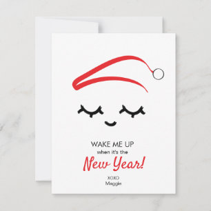 Rot Weckte mich auf Neujahrsaugen Weihnachten lust