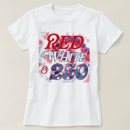 Rot Weiß & 250 Tie Dye T-Shirt