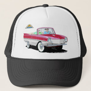 Rot-Weiß-Amphicar Truckerkappe