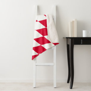 Rot-Weiß-Bayern-Muster für die Diamantflagge Sherpadecke