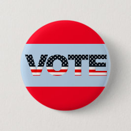 Rot, Weiß, Blau Button