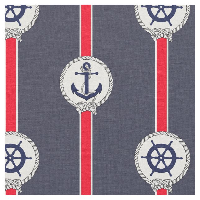 Rot-weiß-blaues Lenkradlenkrad Stoff (Nahaufnahme)