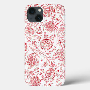 Rot-Weiß-Blume Case-Mate iPhone Hülle