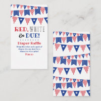 Rot, Weiß & Due! 4. Juli Babydusche Windeln