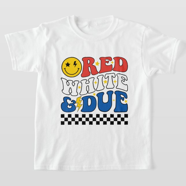 Rot Weiß & Fällig T-Shirt (Ablage )
