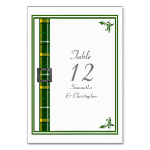 Rot-Weiß-Farbband Tischnummer