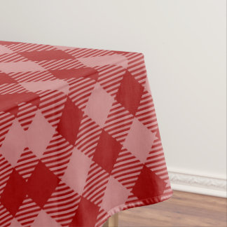 Rot-Weiß-Kariertes Nahtloses Muster Tischdecke