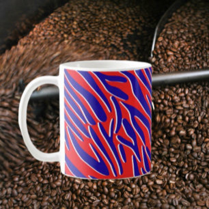 Rot, Weiß & Kühn   Tiger Stripe Klassischer Becher Kaffeetasse