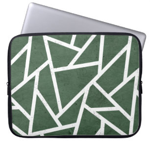 Rot-Weiß-Mosaikmuster Laptopschutzhülle