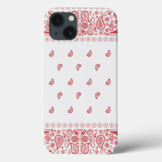 Rot-Weiß-Paisley-Design Case-Mate iPhone Hülle