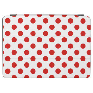 Rot-Weiß-Polka-Punkte iPad Air Hülle