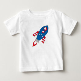 Rot-Weiß-Rocket Baby T-shirt