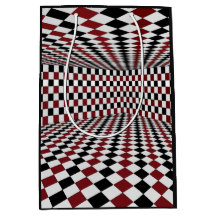 Rot Weiß Schwarz Kariert Hochkontrast
